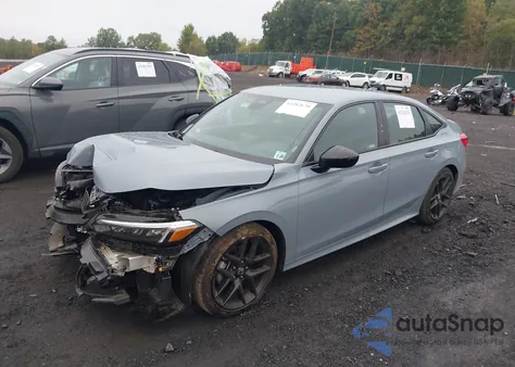 2023 Honda Civic Sport z USA, uszkodzony, nr VIN 2HGFE2F54PH524429